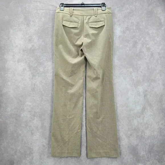 Daisy Fuentes Petites Tan Khaki Wide Leg Pants Size 0P - Picture 2 of 7
